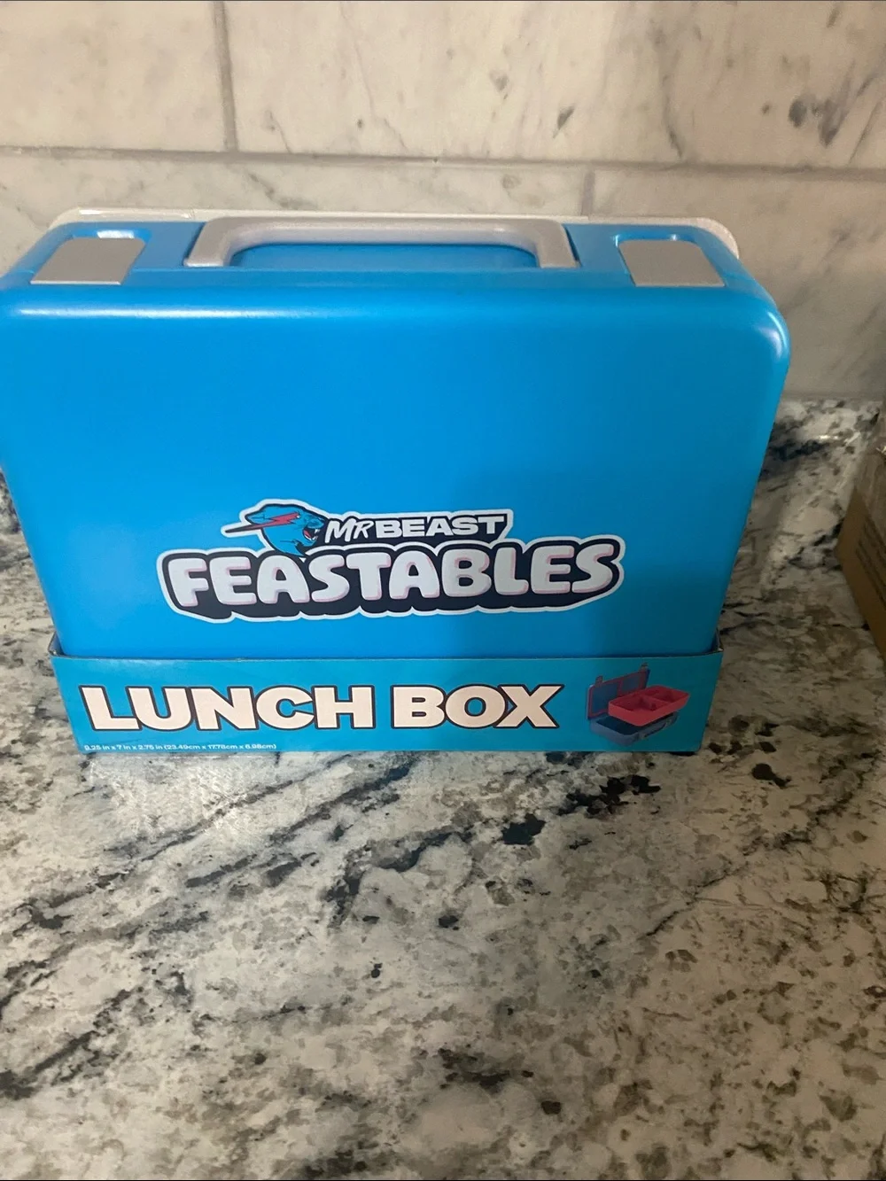 Feastables Blue Lunch Box